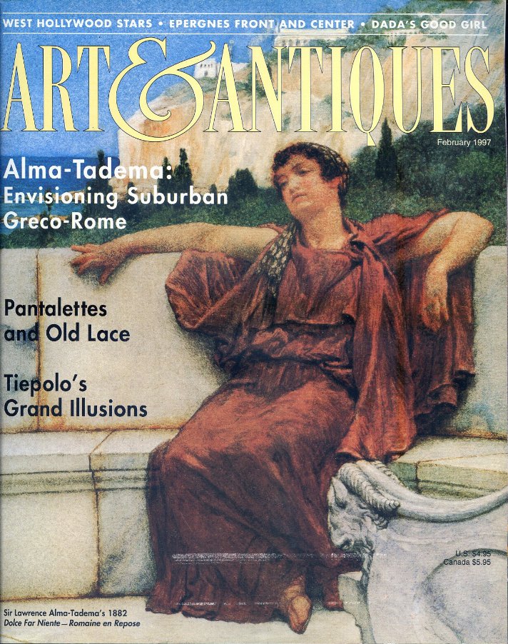 Art & Antiques Magazine Feb. 1997 - Victorian Underwear, Tiepolo, Victorians Revisit Ancient Rome