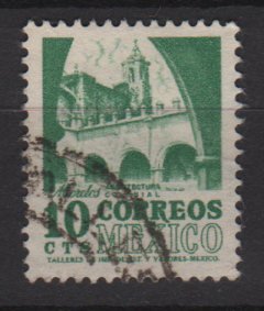 Mexico 1950/52 - Scott 858 used - 10c, Morales Convent (8-263)