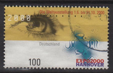 GERMANY 2000 - Scott 2060 used - EXPO 2000, Weltausstellung (P-291)