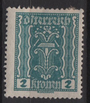 Austria 1922/24 - Scott 252 MH - 2k, Symbols of Labor & Industry (8-599)