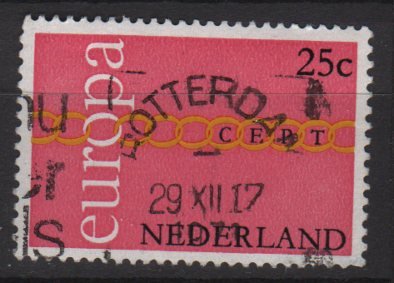 Netherlands 1971 - Scott 488 used - 25c, Europa Issue (9-796)