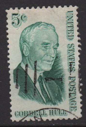 USA 1963 - Scott 1235 used - 5c, Cordell Hull (H-539)