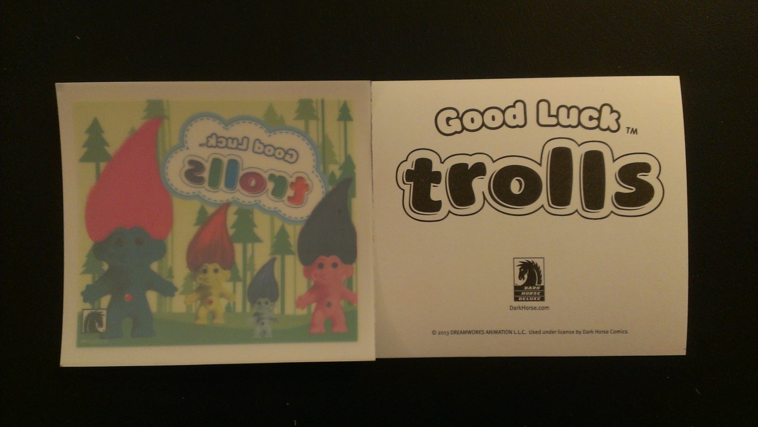 Good Luck Trolls Window Decal / Sticker NYCC 2013