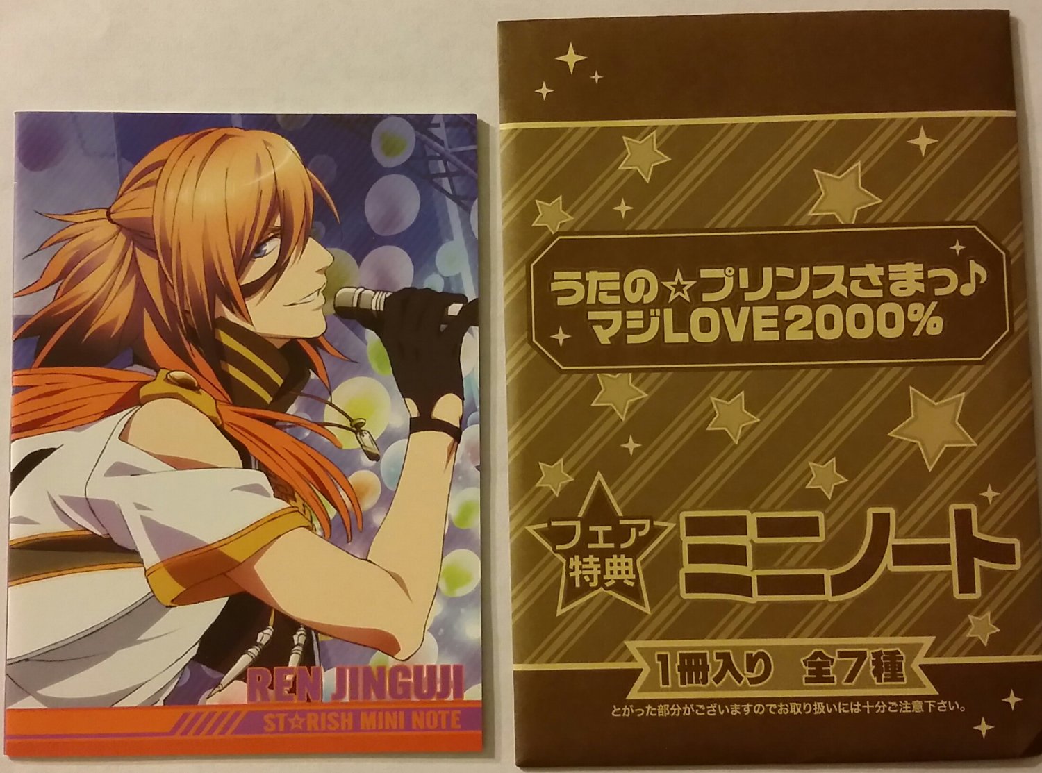 Uta no Prince - Sama Majin LOVE 2000% Ren Jinguji Starish Mini Notebook