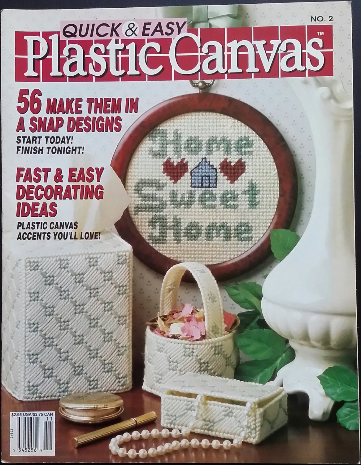 Quick & Easy Plastic Canvas No. 02 Magazine (Oct / Nov 1989)