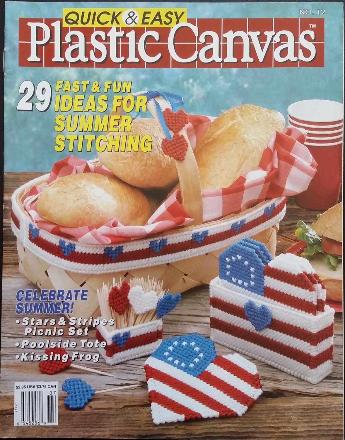 Quick & Easy Plastic Canvas No. 12 Magazine (Jun / Jul 1991)