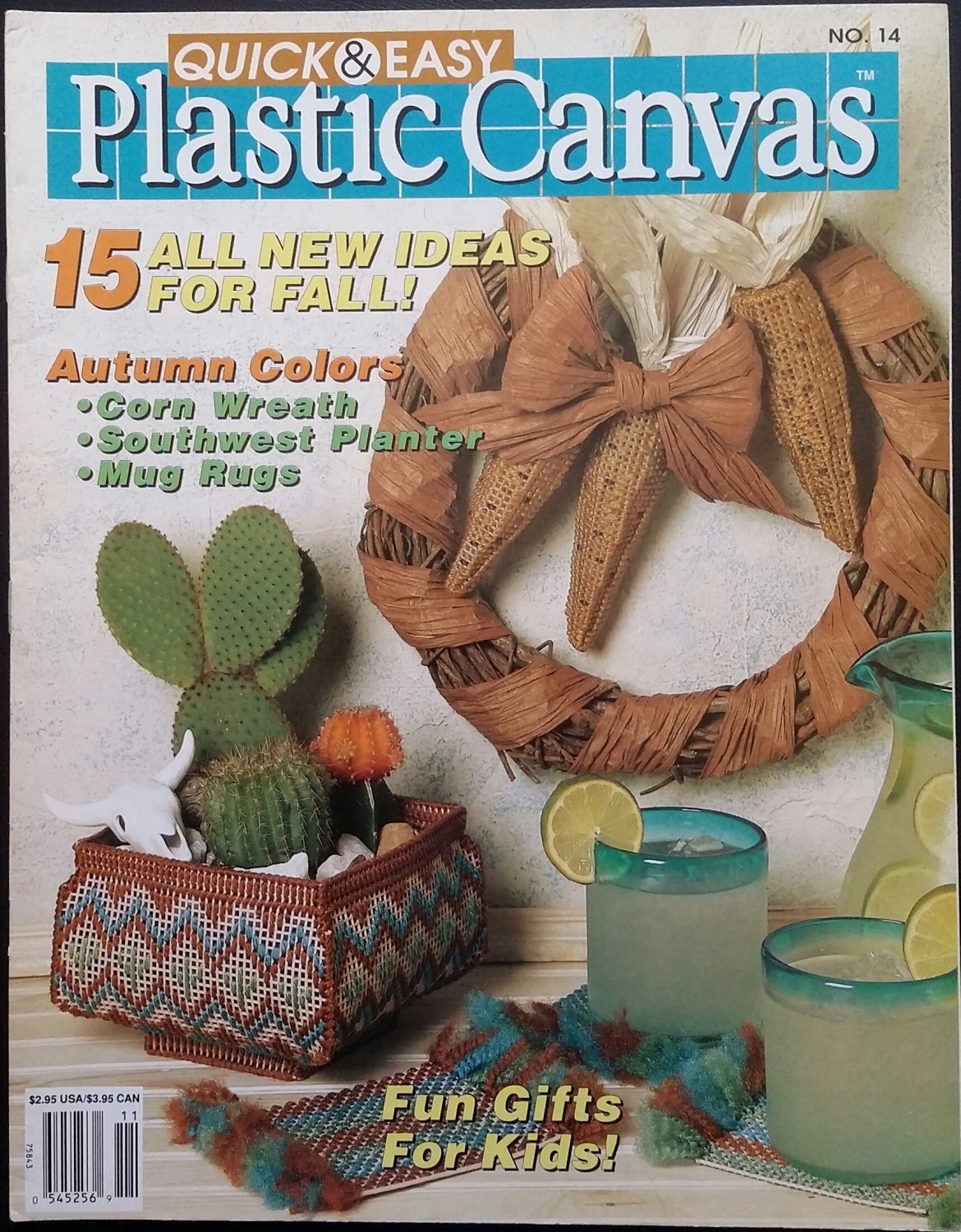 Quick & Easy Plastic Canvas No. 14 Magazine (Oct / Nov 1991)