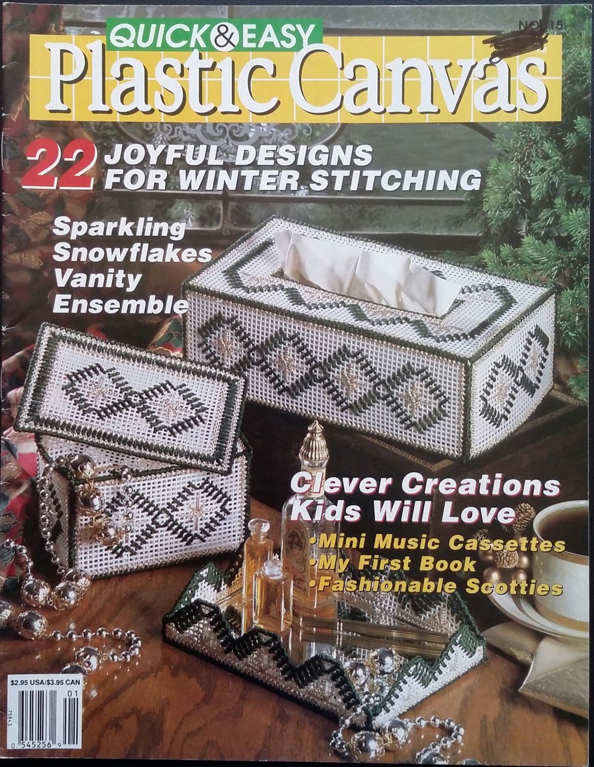 Quick & Easy Plastic Canvas No. 15 Magazine (Dec / Jan 1992)