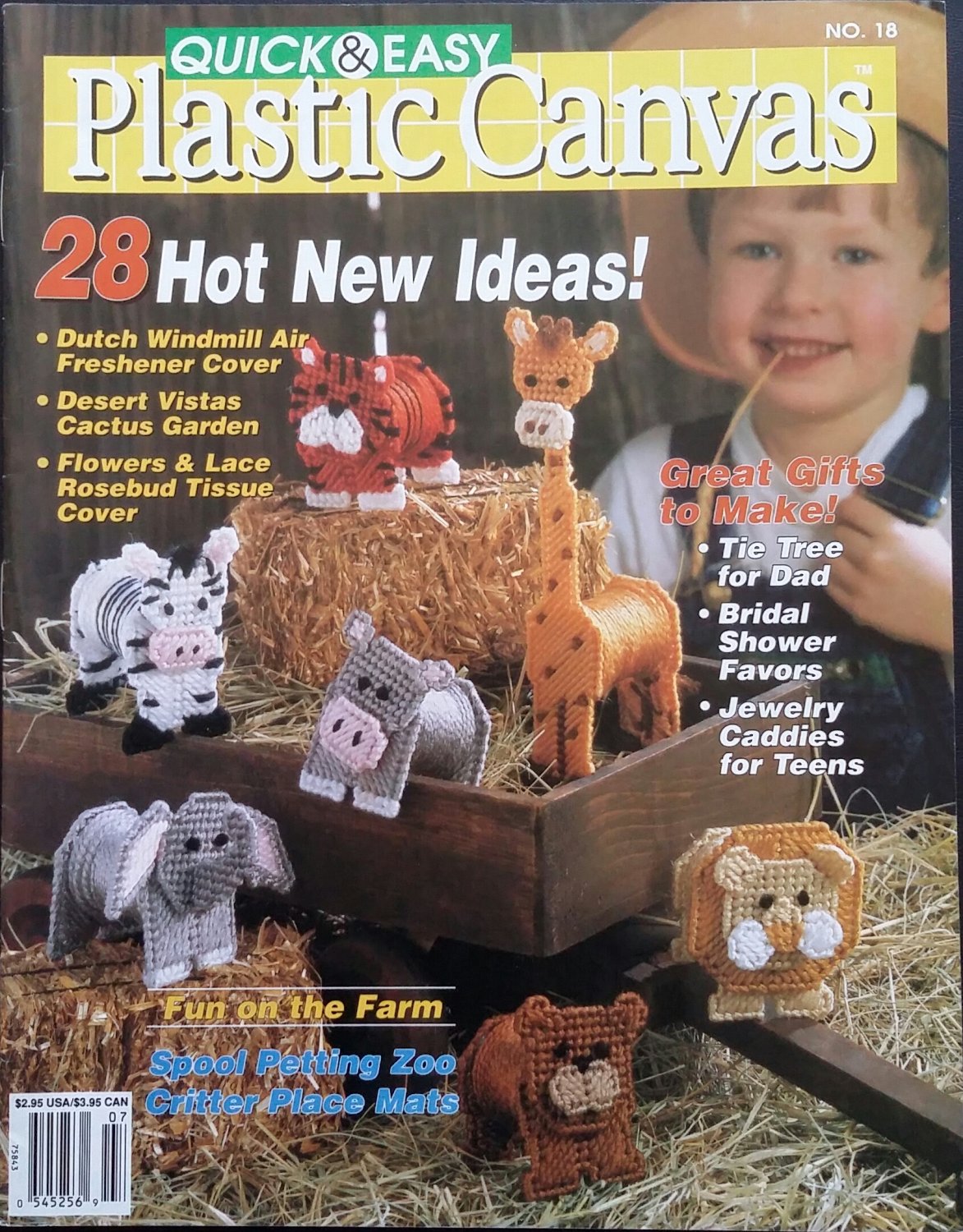 Quick & Easy Plastic Canvas No. 18 Magazine (Jun / Jul 1992)