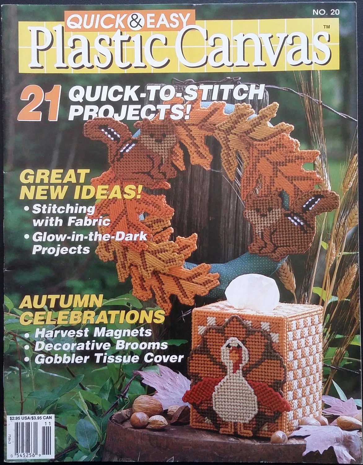 Quick & Easy Plastic Canvas No. 20 Magazine (Oct / Nov 1992)