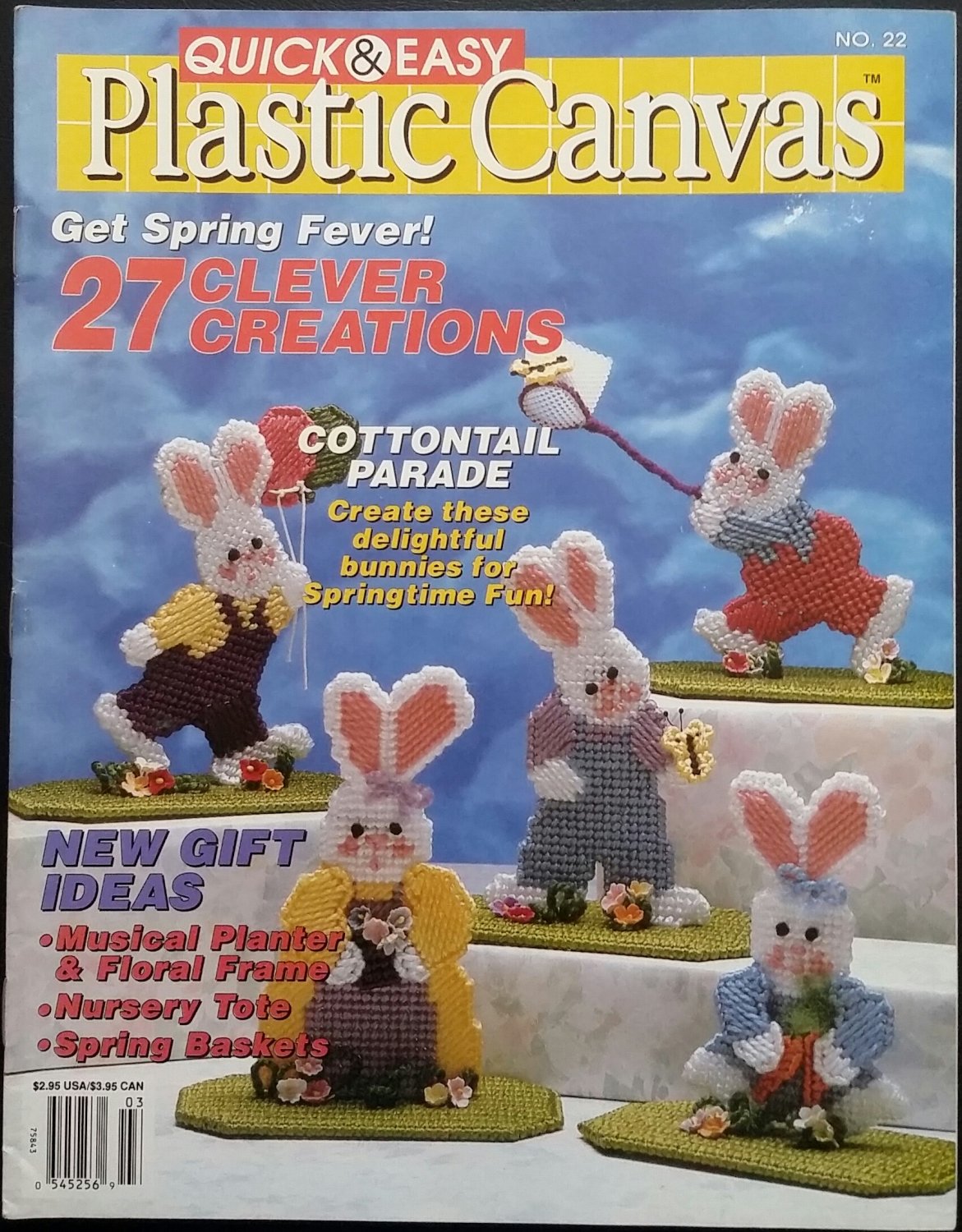 Quick & Easy Plastic Canvas No. 22 Magazine (Feb / Mar 1993)
