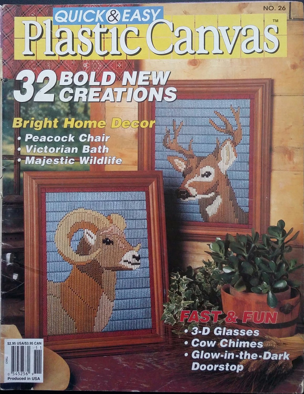 Quick & Easy Plastic Canvas No. 26 Magazine (Oct / Nov 1993)