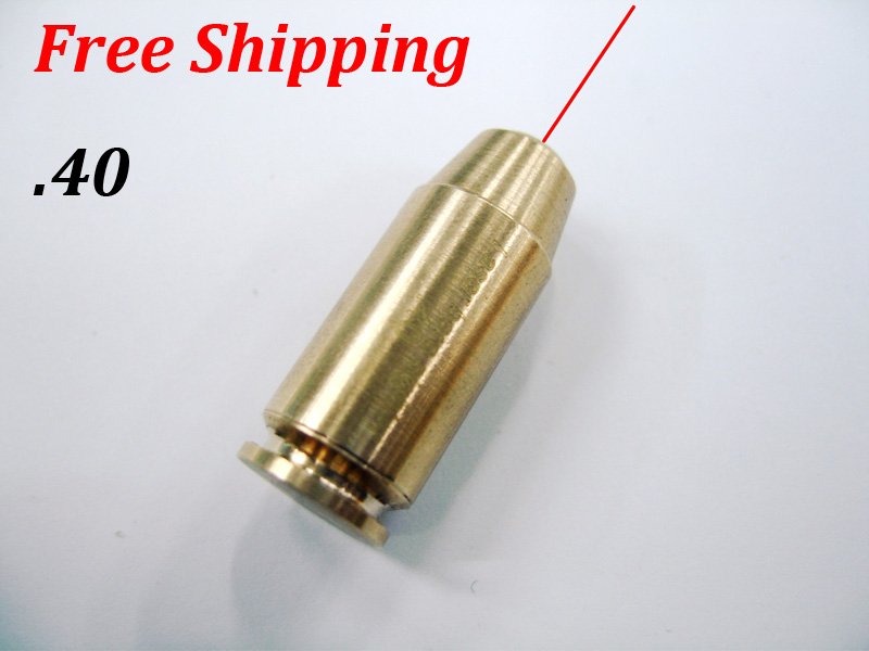 CAL: .40 Cartridge Bore Sighter Red Dot Laser Boresighter Sight Hunting Copper #02