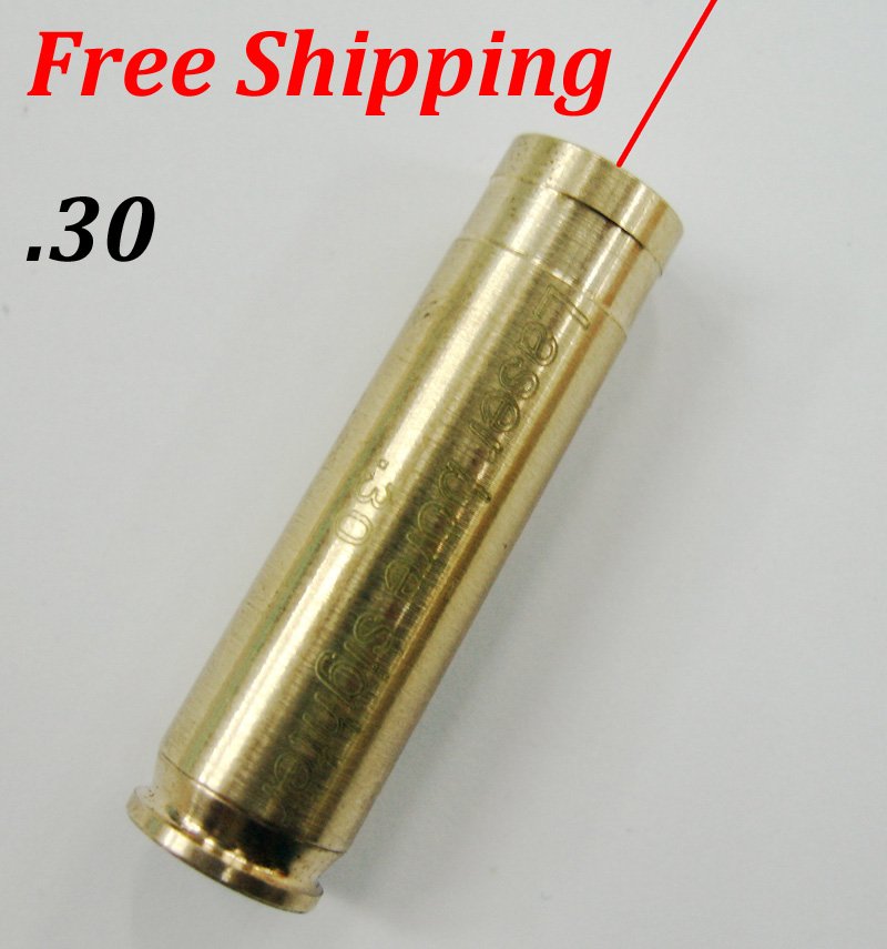 CAL:.30 Cartridge Bore Sighter Red Dot Laser Boresighter Sight Hunting Copper #03