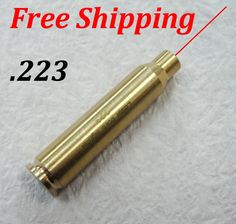 CAL:.223REM Cartridge Bore Sighter Red Dot Laser Boresighter Sight Hunting Copper #05