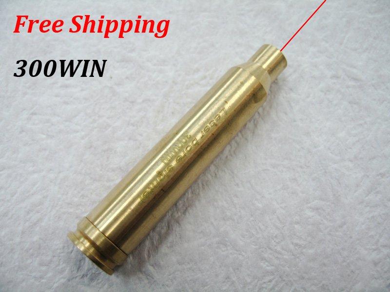 300WIN New CAL:300WIN Cartridge Bore Sighter Red Dot Laser Boresighter Sight Hunting Copper #24