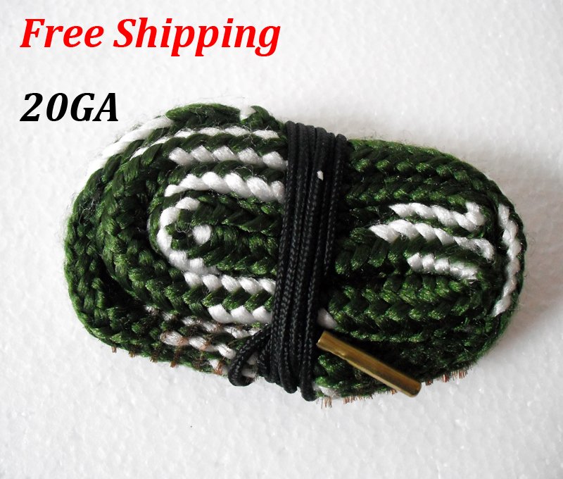 20GA Bore Snake Gun Cleaning 20 Gauge Brass Caliber Cleaner Hunting Shotgun #03