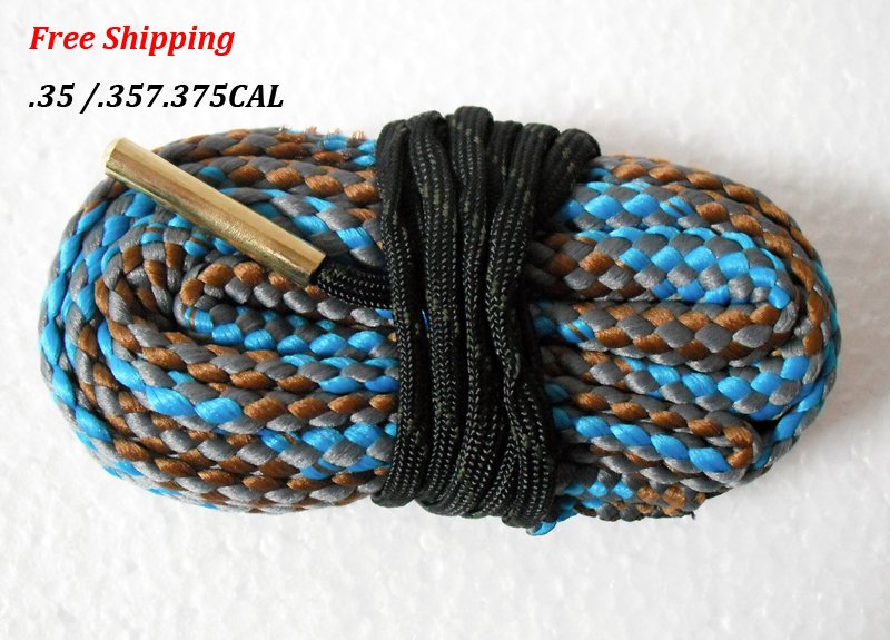 .35 / .357 .375 CAL Bore Snake Gun Cleaning Brass Caliber Cleaner Rifle/Pistol #05