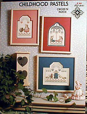 Childhood Pastels - Cross Stitch in MINT Condition