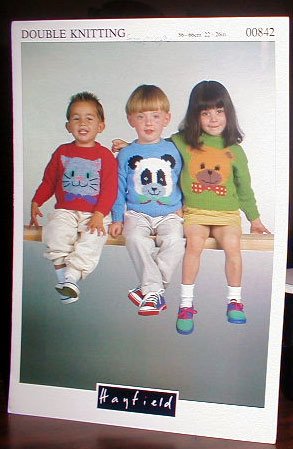 Double Knitting #3 - Leaflet 00842 - Animal Sweaters