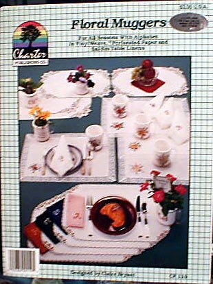 Floral Muggers - Cross Stitch