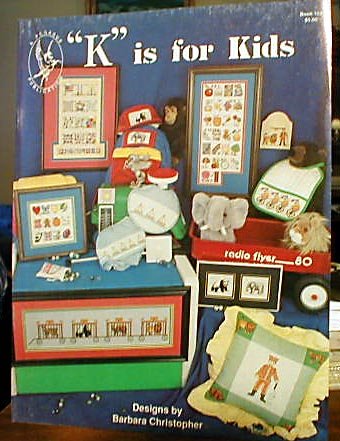 K is For Kids - Cross Stitch in MINT Condition