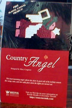 Country Angel - Plastic Canvas Pattern