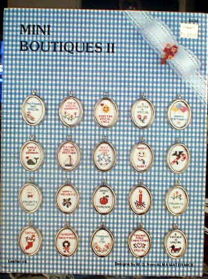 Mini Boutiques II - EXCELLENT Cross-Stitch