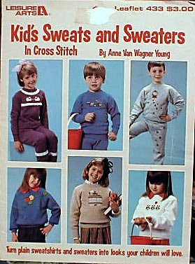 Kid's Sweats and Sweaters in Cross Stitch