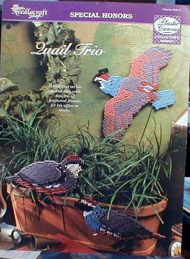 Quail Trio - NEW Plastic Canvas Pattern