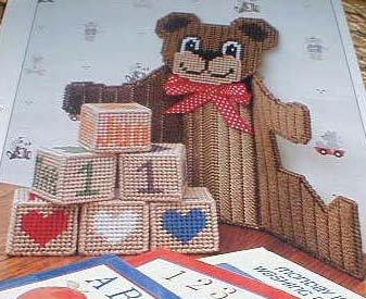 Teddy Bear Calendar - EXCELLENT Plastic Canvas Pattern