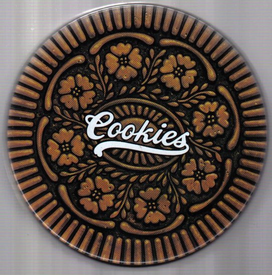 Brown "Cookies Tin"