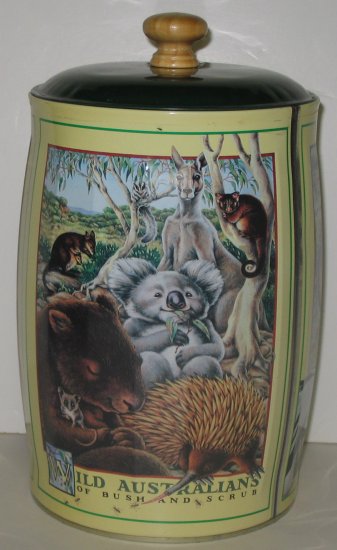 "Wild Australians" Animals Tin