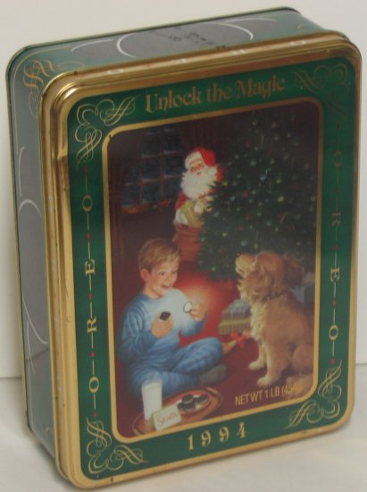 "Naughty or Nice", 1994 Oreo Cookies Tin