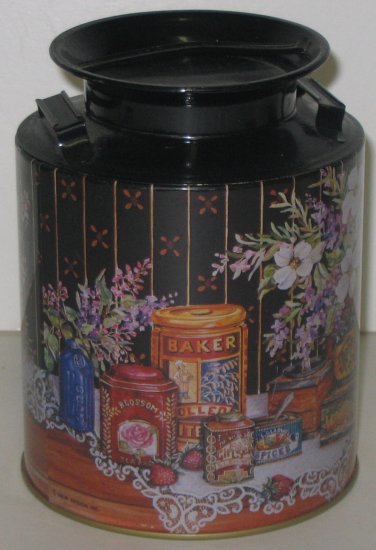 8 Kitchen Canisters Tin