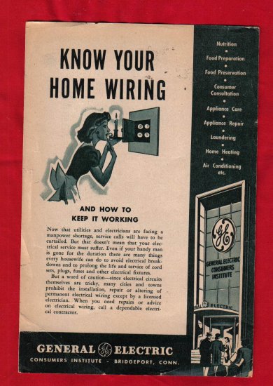 "Know Your Home Wiring" Brochure
