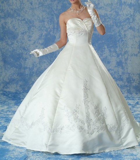 NEW DESIGNER'S INSPIRED WHITE WEDDING DRESS BRIDAL GOWN SIZE 16