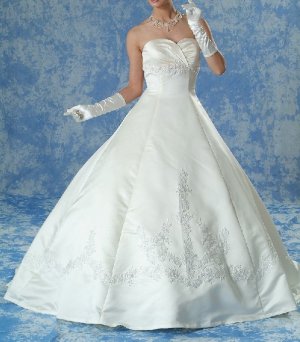 NEW DESIGNER'S INSPIRED WHITE WEDDING DRESS BRIDAL GOWN SIZE 16