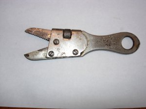 THE ELGIN Adjustable Wrench, Pat June 1897