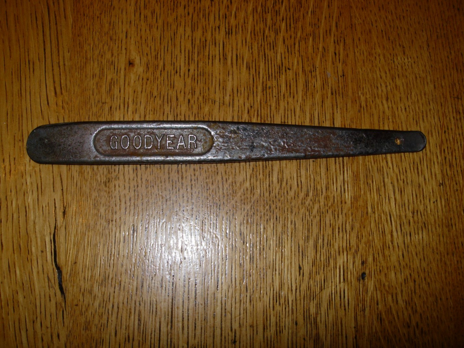 vintage 9 Inch Goodyear Tire Spoon Tool Stamped Goodyear