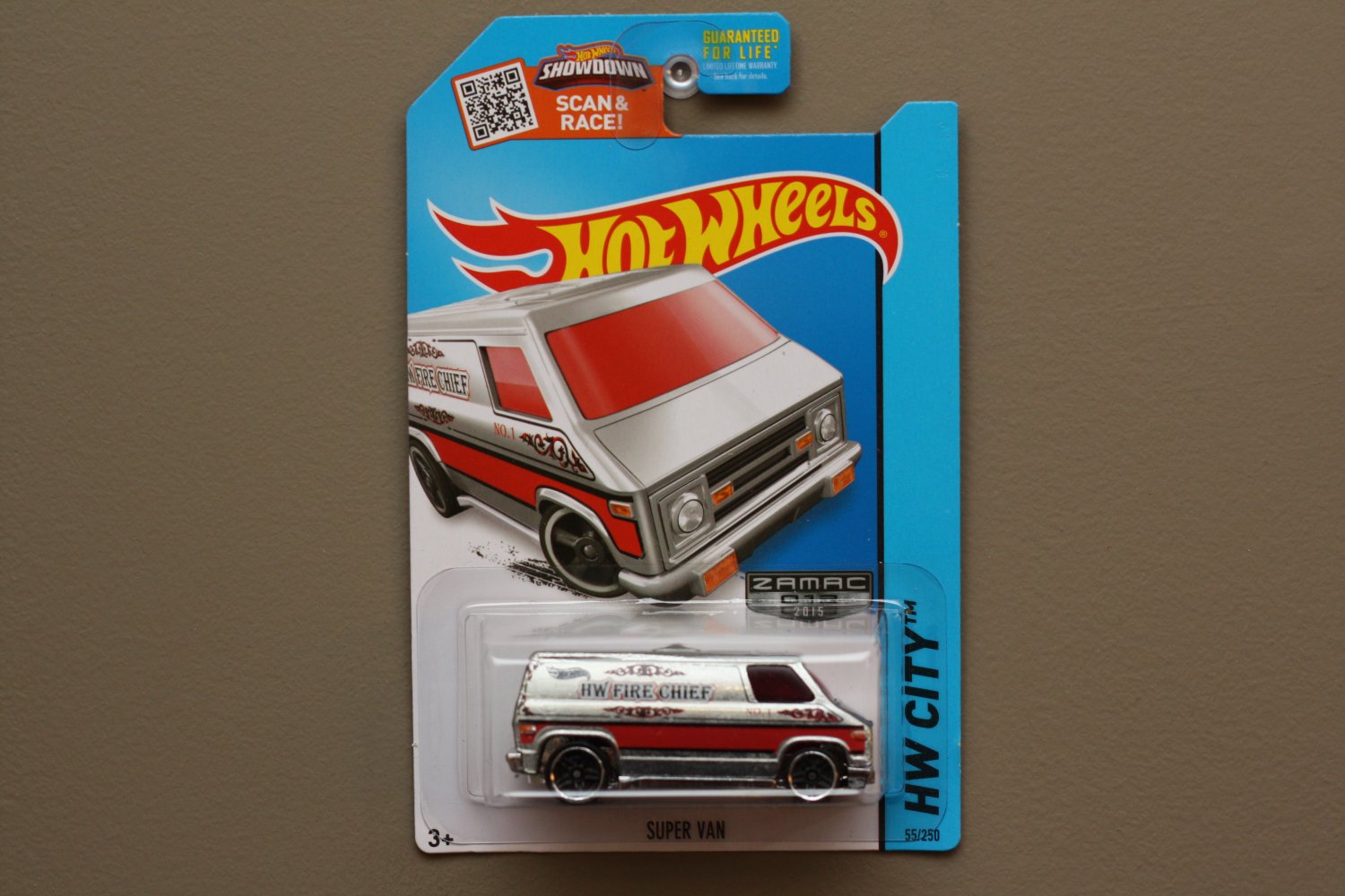 Hot Wheels 2015 HW City Super Van (ZAMAC silver - Walmart Excl.)