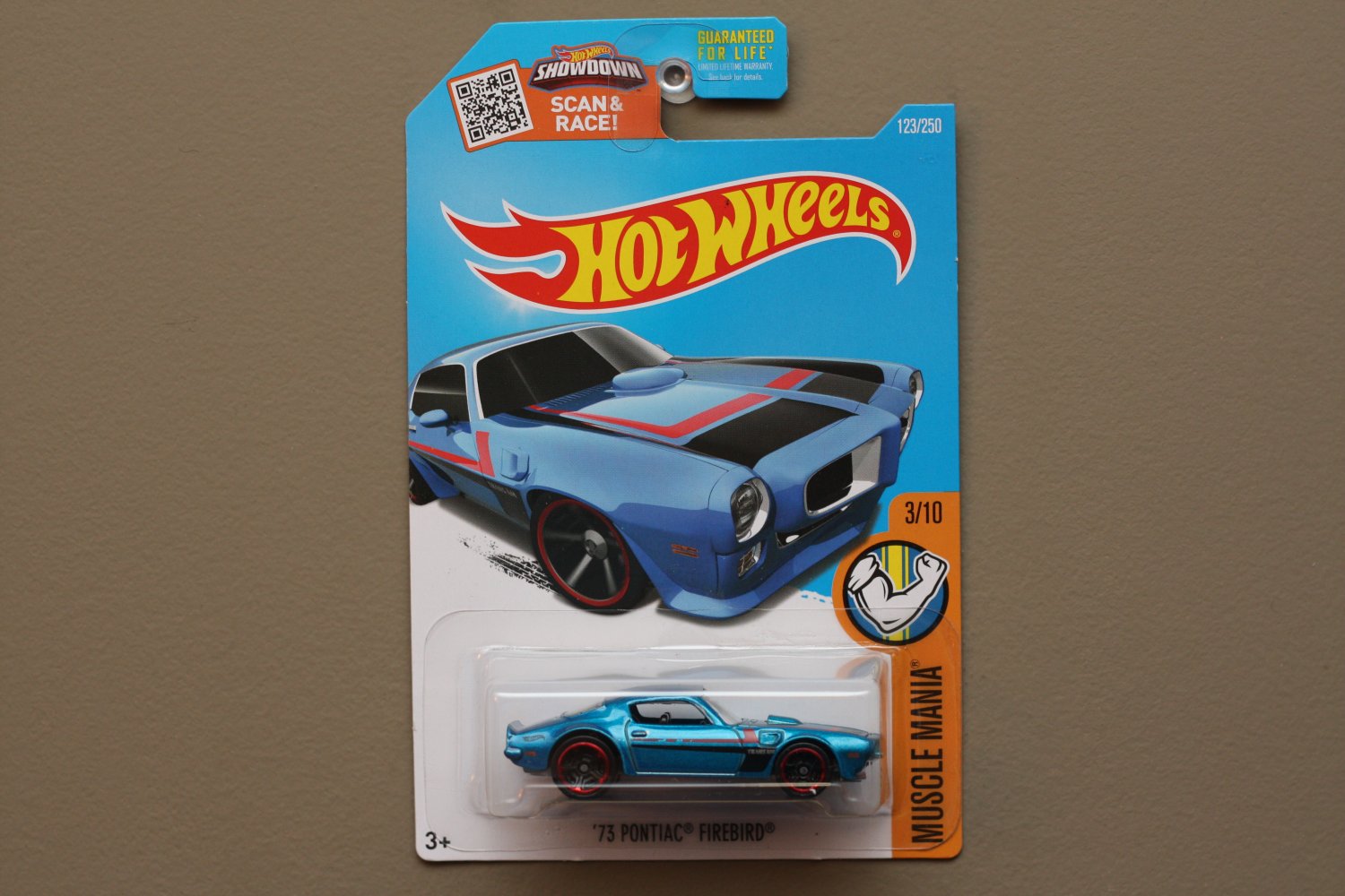 Hot Wheels 2016 Muscle Mania 73 Pontiac Firebird Blue