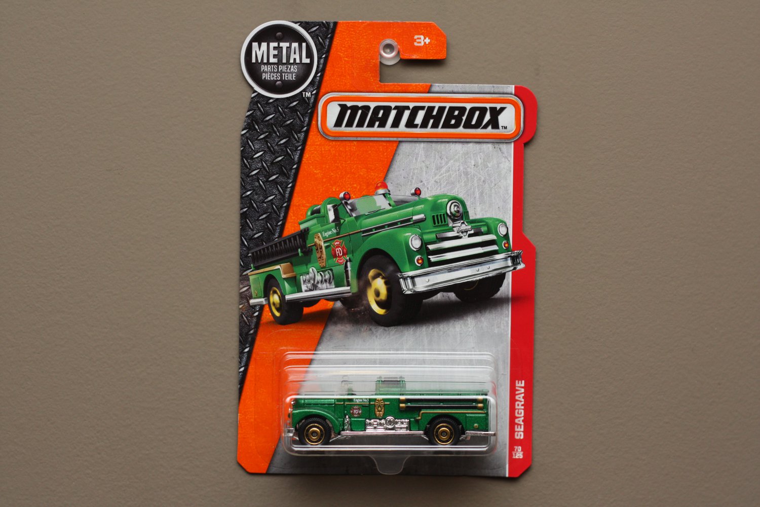 Matchbox 2016 Mbx Heroic Rescue Seagrave Fire Engine Green 1954