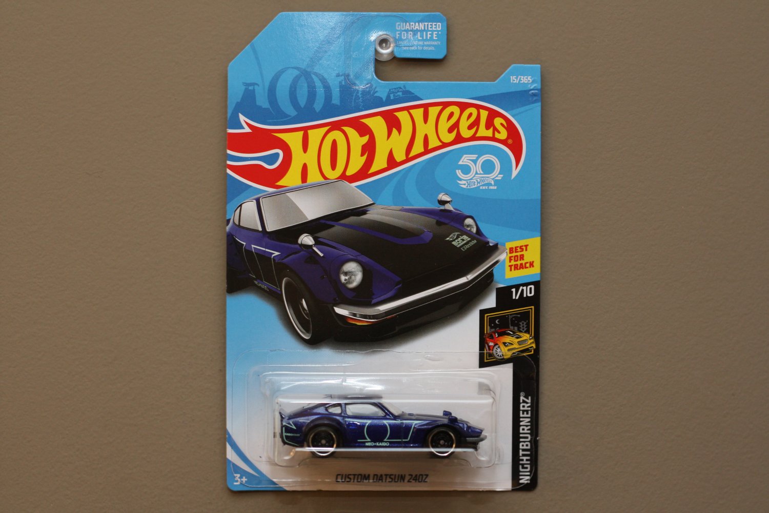hot wheels custom datsun 240z blue