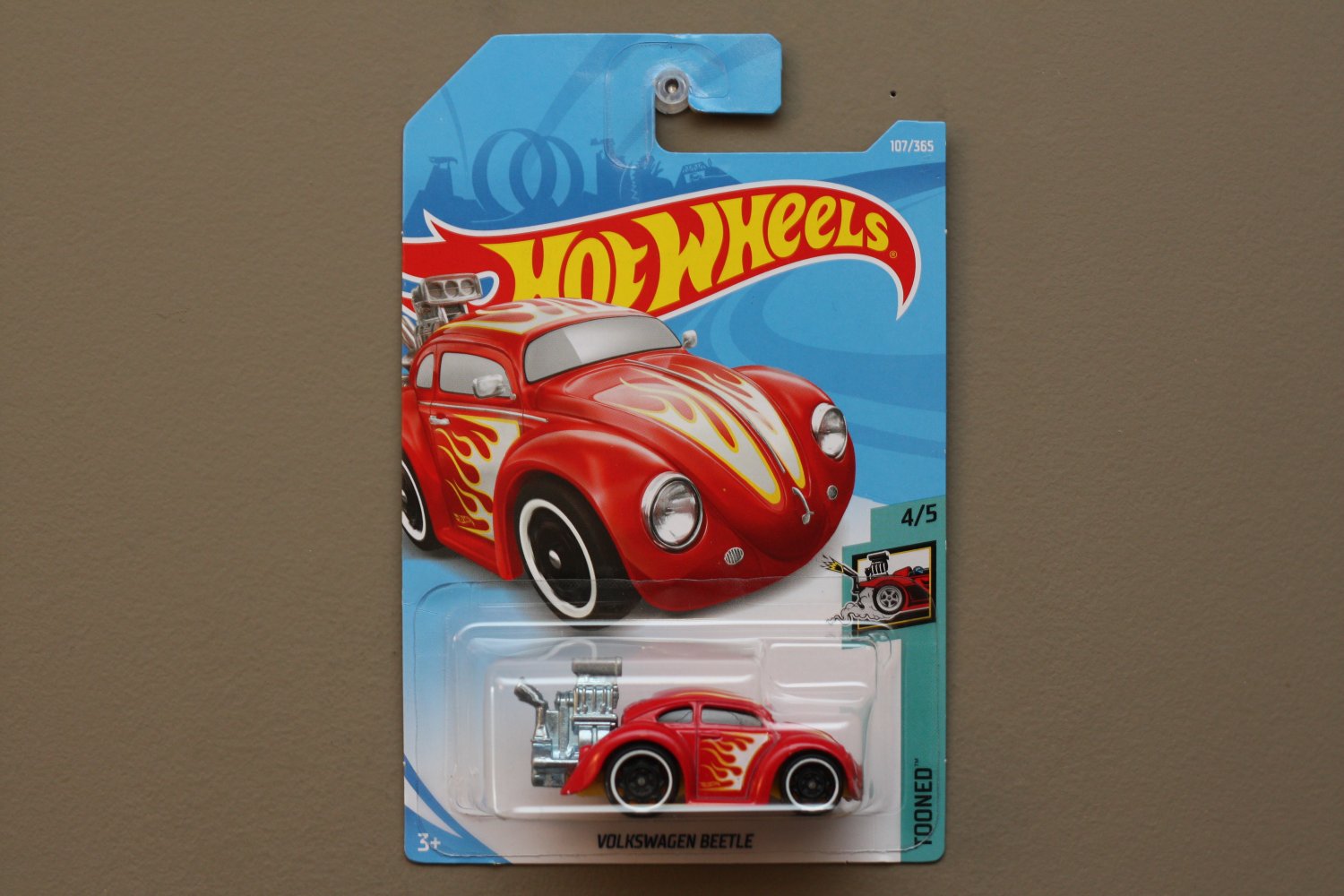 Hot Wheels Tooned Volkswagen Beetle Red