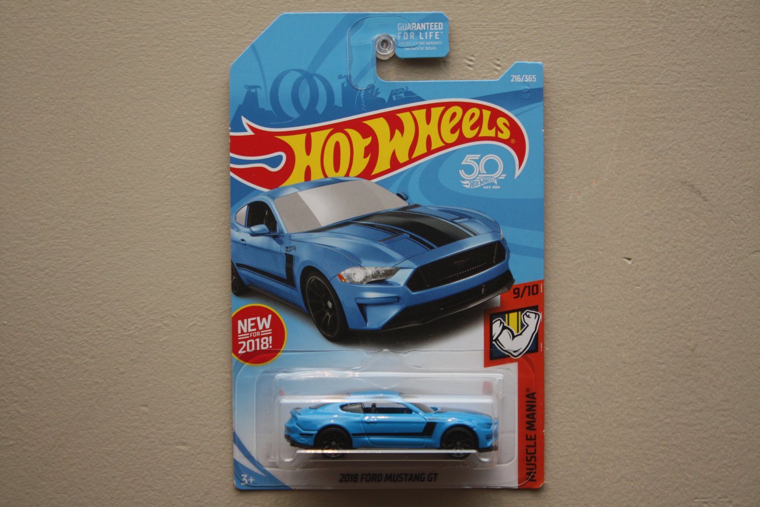 blue mustang hot wheel