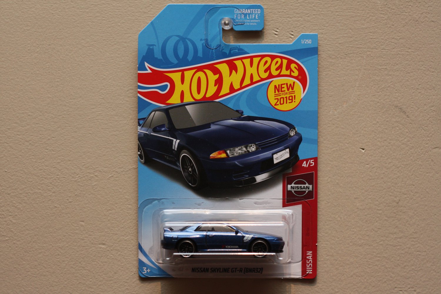 Hot Wheels 2019 Nissan Nissan Skyline GT R BNR32 R32 Blue