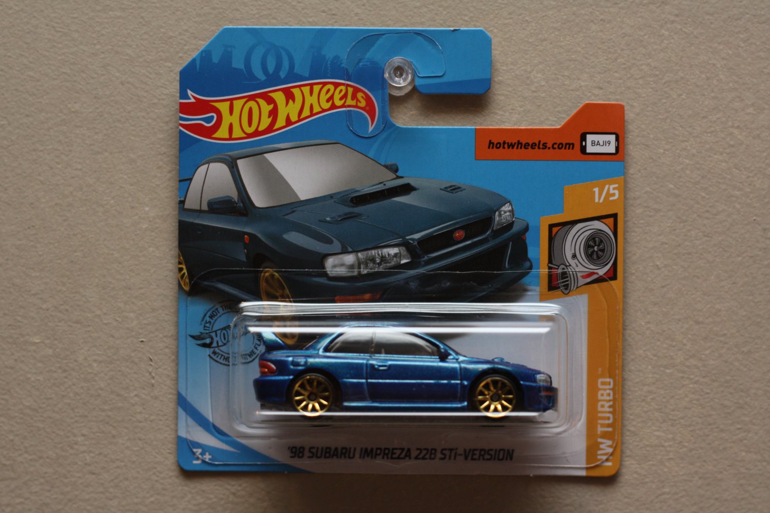 Hot Wheels Hw Turbo Subaru Impreza B Sti Version Blue