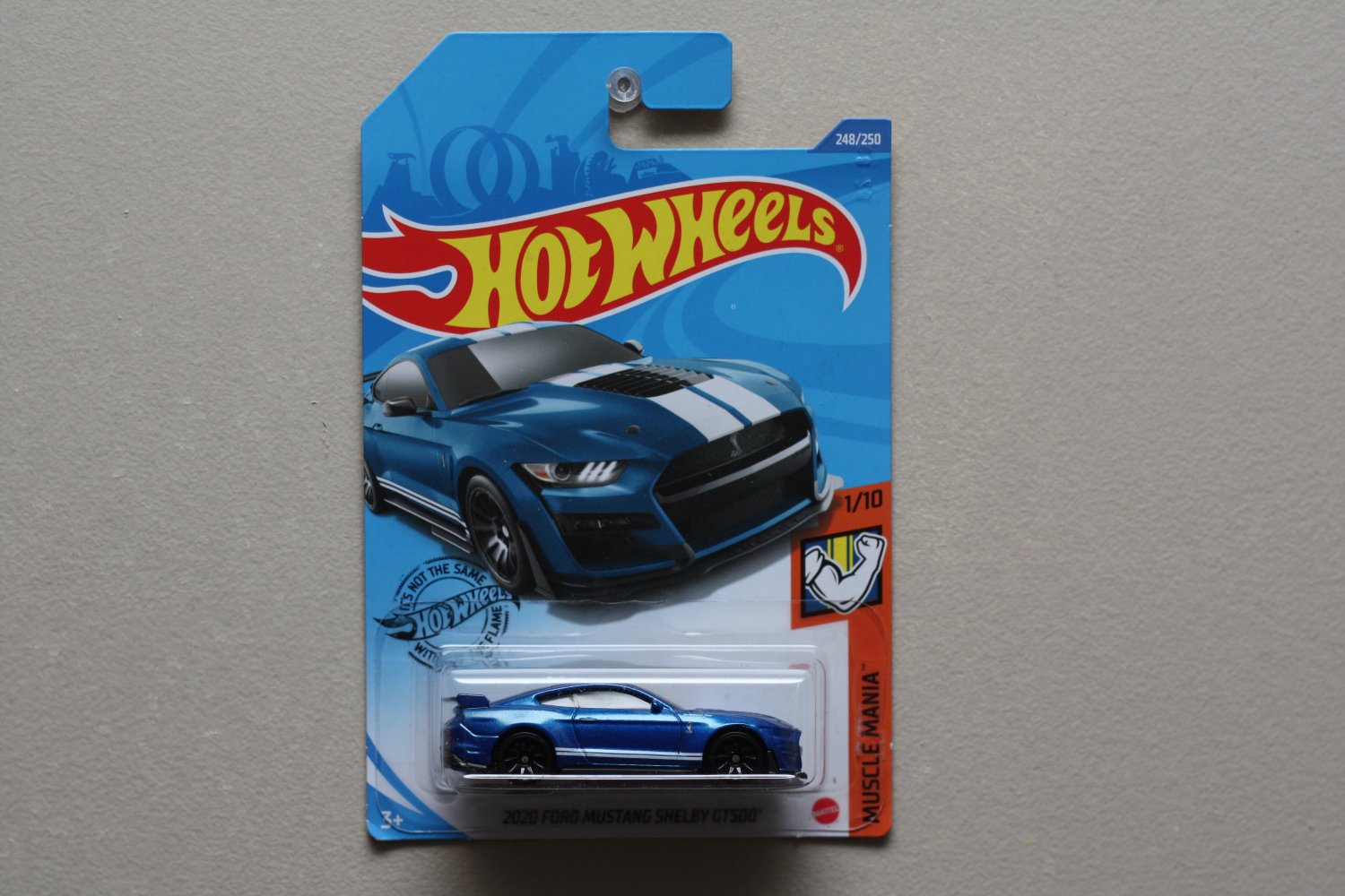 Hot Wheels 2020 Muscle Mania 20 Ford Mustang Shelby GT500 Blue