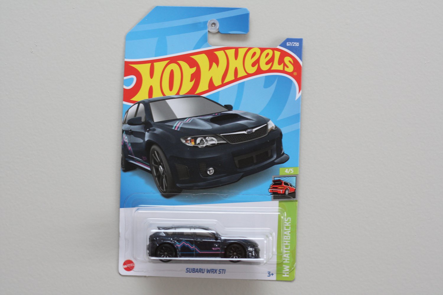 Hot Wheels Hw Hatchbacks Subaru Wrx Sti Navy Blue